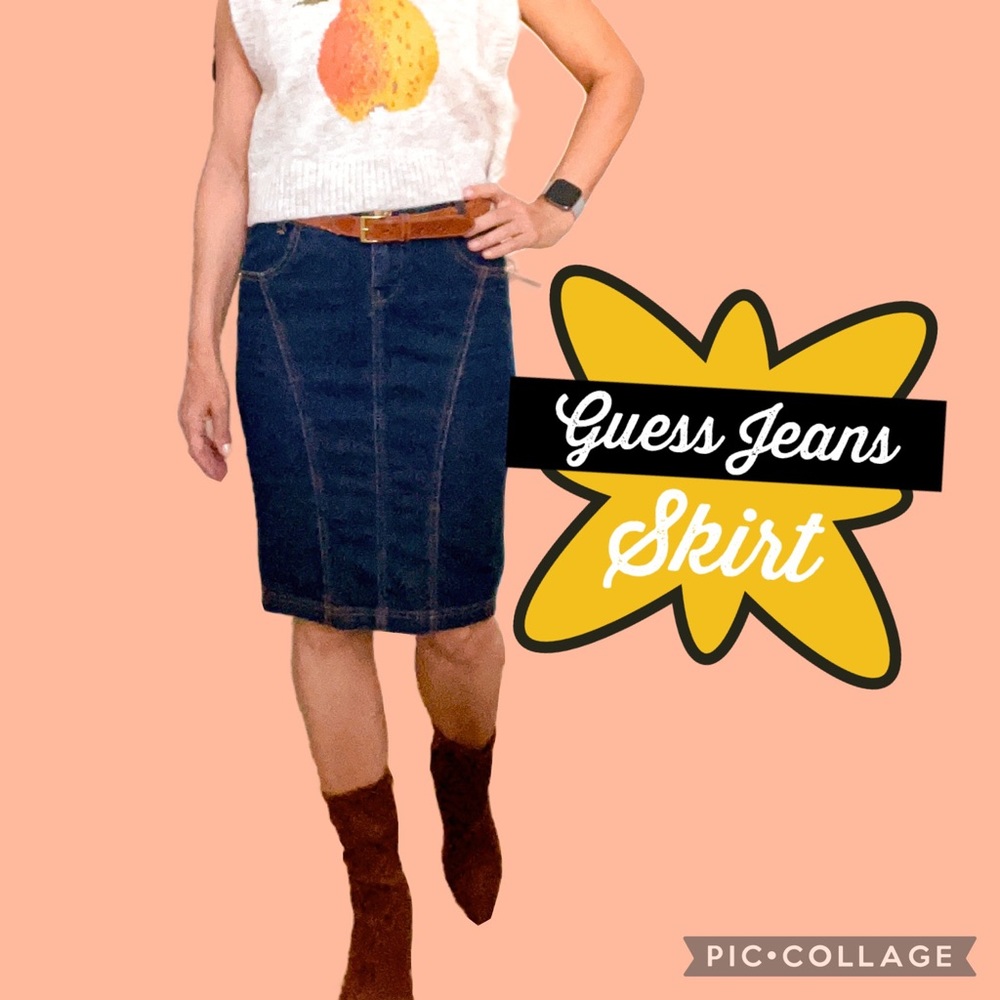 Guess Jeans Midi Pencil Skirt 6